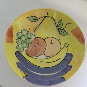 Fruit bowl. Ceramic. Fruit design